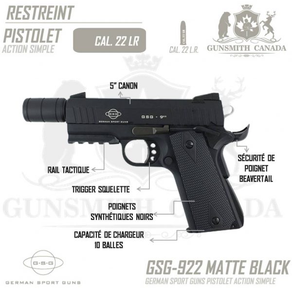 GSG-922-STD-BLACK-FR